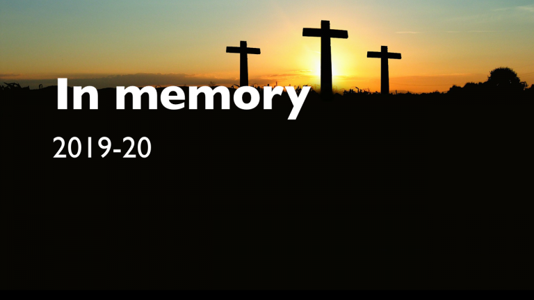 Click to view memorial service slide show