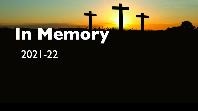 Click to view 2021-22 memorial slide show.