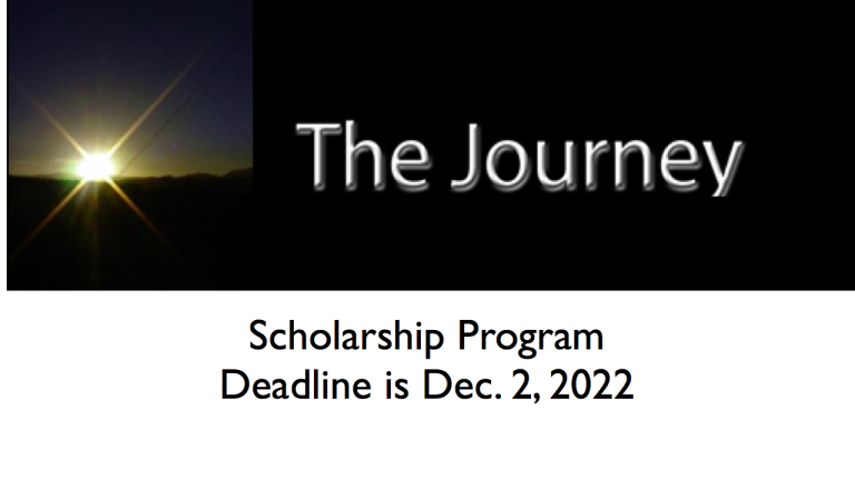 Click to open scholarship application.